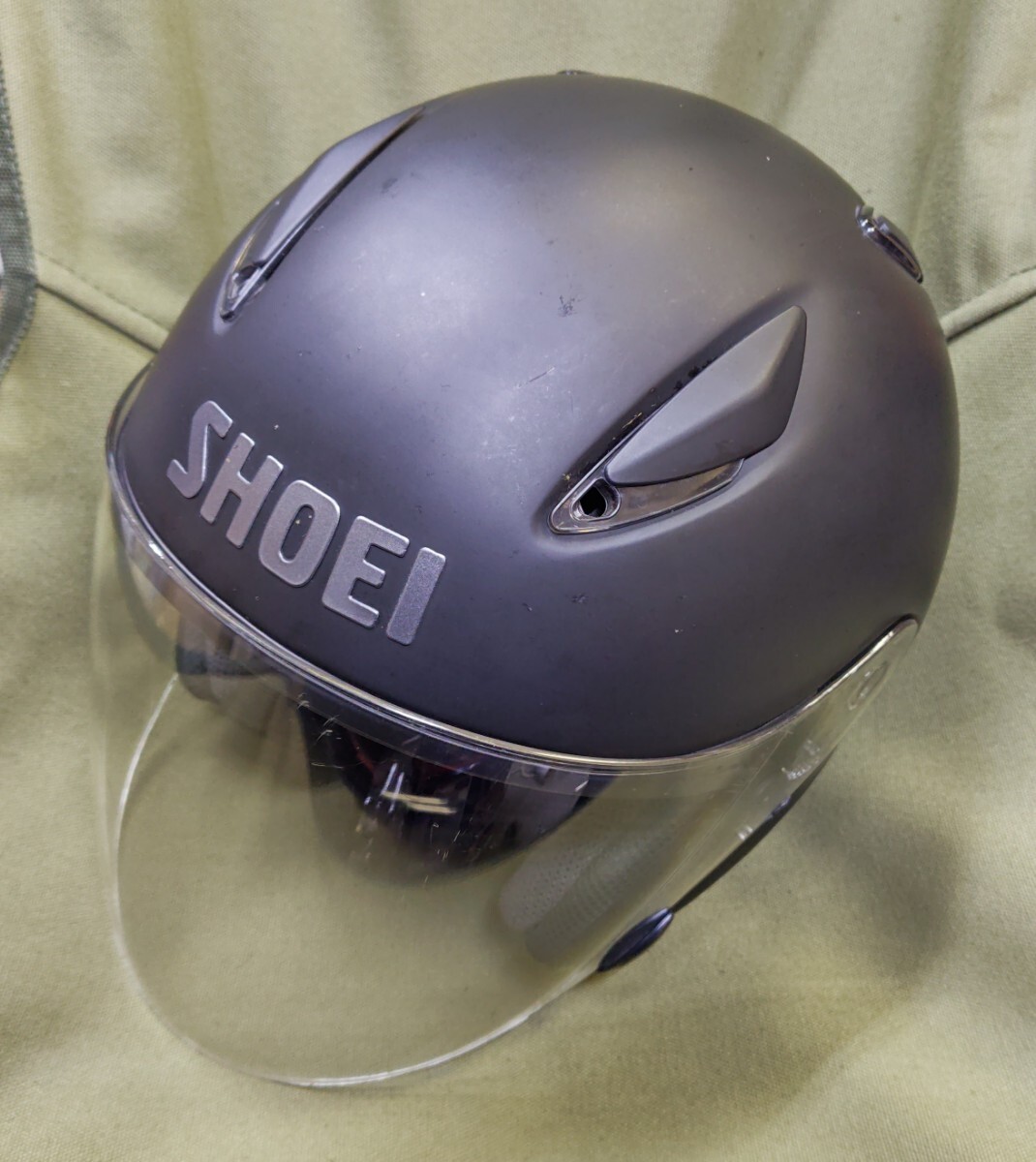SHOEI J-STREAM マットブラック ジェットヘルメット Lサイズ 59㎝ 2016