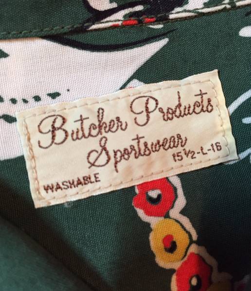 ☆ アットラスト アロハ ハワイアンシャツ BUTCHER PRODUCTS L