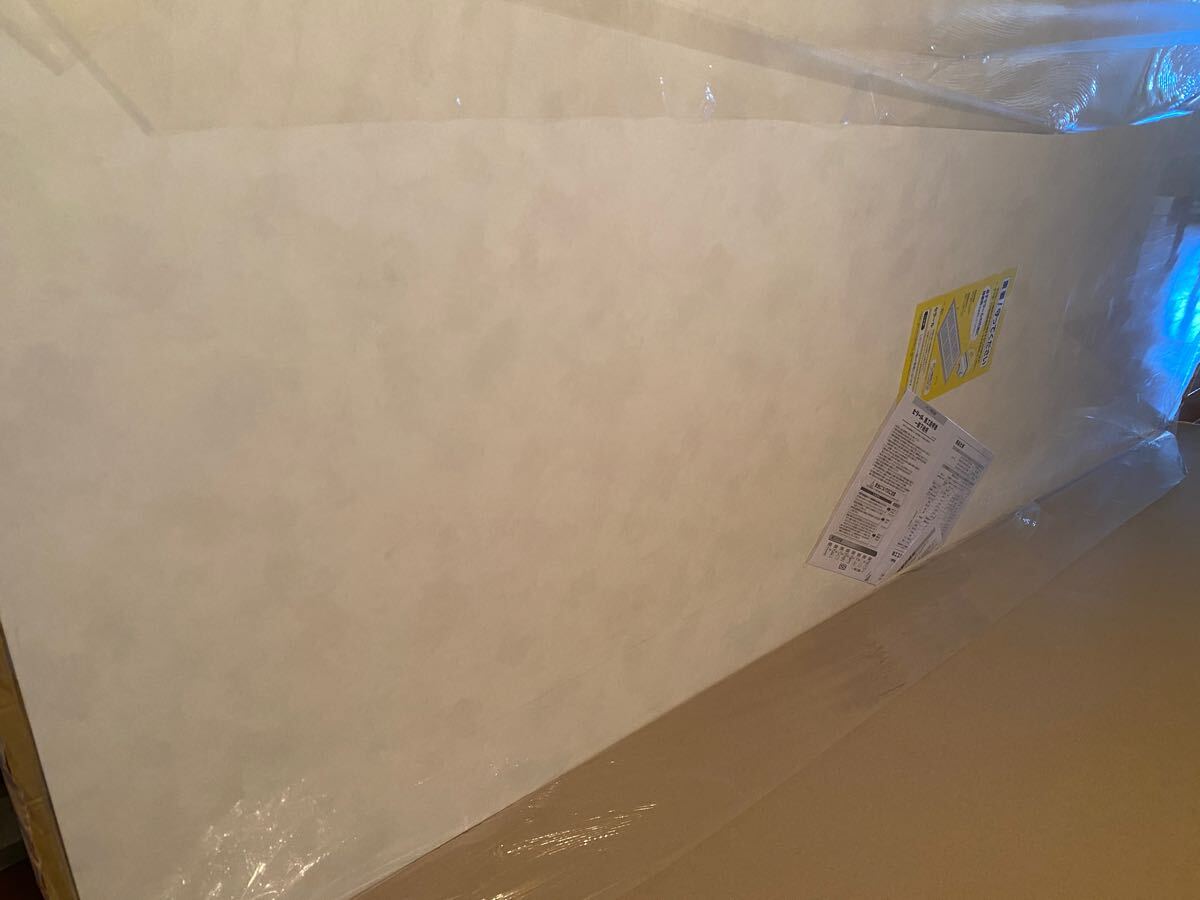 直接引き取り限定　キッチンパネル3×8 4枚　柄ありホワイト系　見切り　ボンド　両面テープ　コーキング　マスキングテープ_5