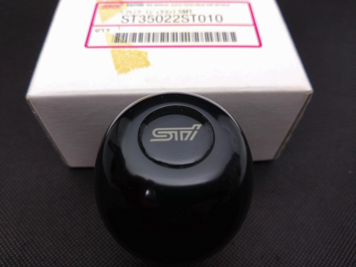 STi 純正 ジュラコン 5MT シフトノブ GC8 GF8 GDA WRX B4 BP BL BE BH インプレッサ レガシィ フォレスター プレオ SUBARU スバル