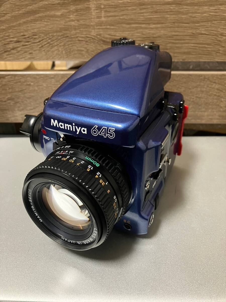 限定青バージョン【希少品】マミヤ MAMIYA 645 PRO TL AEファインダー