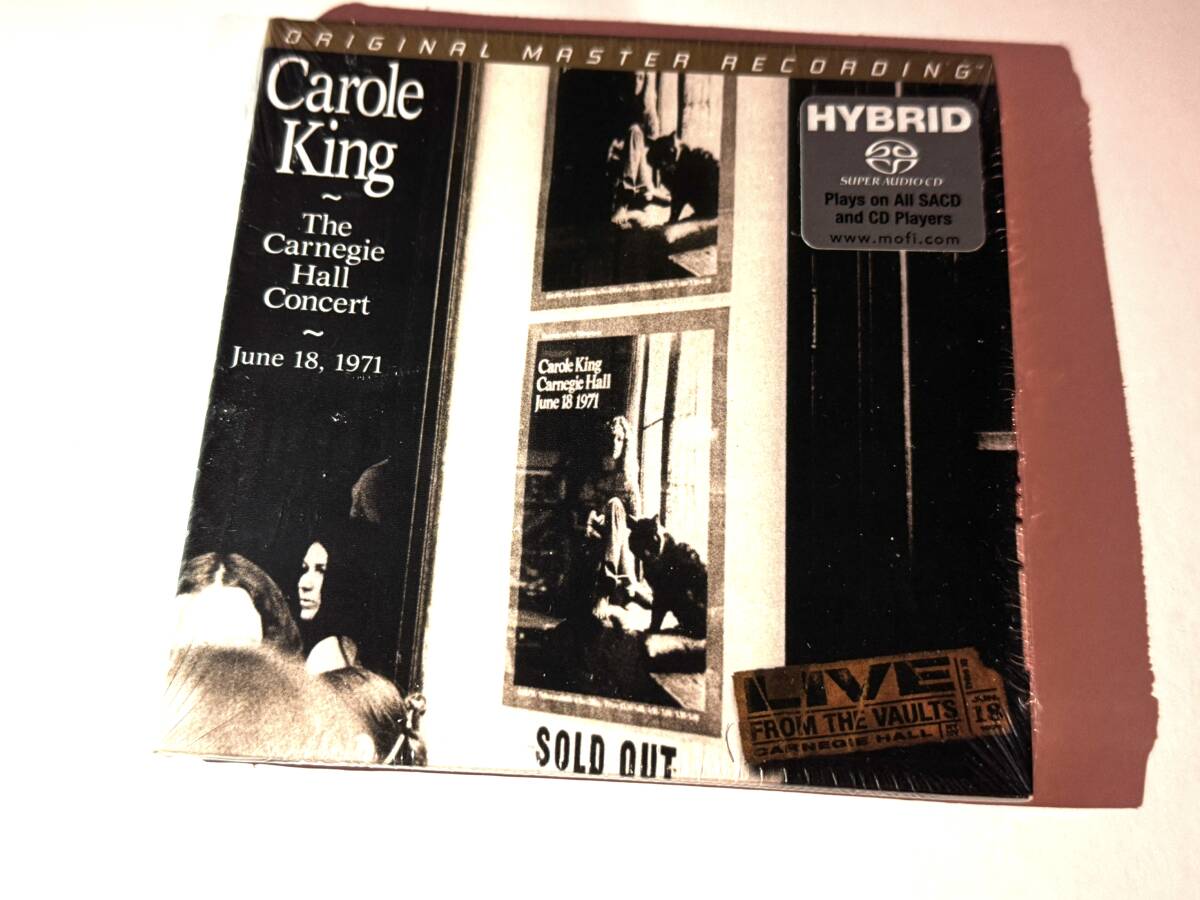Carole King Carnegie Hall Concert MFSL Mobile Fidelity SACD