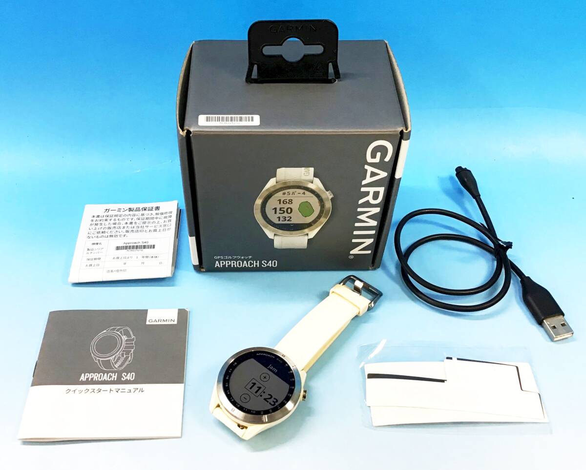 GARMIN Approach S40 Gray GPSゴルフナビ 中古 ゴルフナビ ガーミン