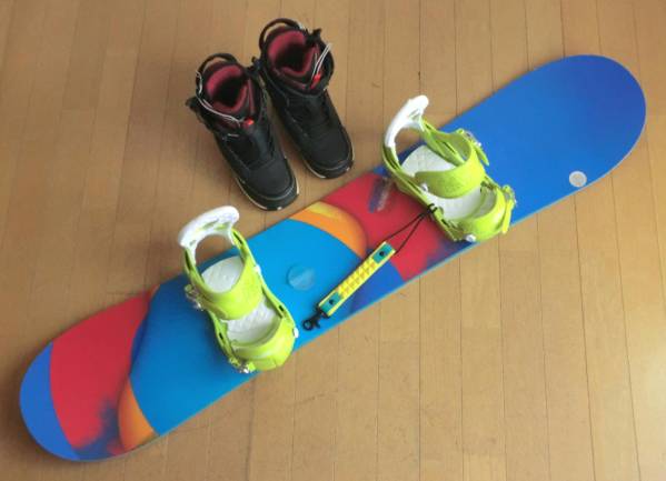 ■送料無料■バートン/BURTON■4点セット■板135/靴22■WAX済■
