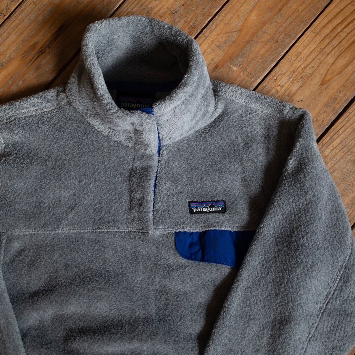 USA古着 Patagonia パタゴニア スナップT レディース Mサイズ フリース 