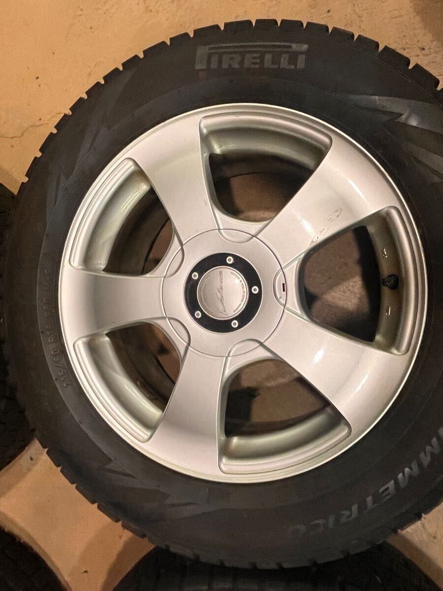 ピレリ アイスアシンメトリコプラス ホイールセット 215/60R16 16インチ7J ＋48 pcd100/114.3 マルチホール クラウン マークX フォレスター_2