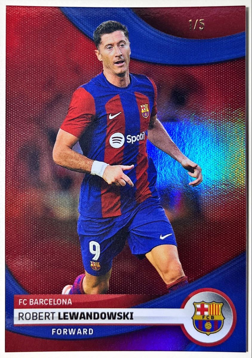 1/5ファーストナンバー】Topps 2023/24 FC Barcelona Team Set Robert