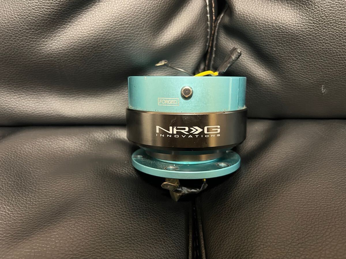 NRG ステリング クイックリリース ライムグリーン JDM USDM ドリフト 