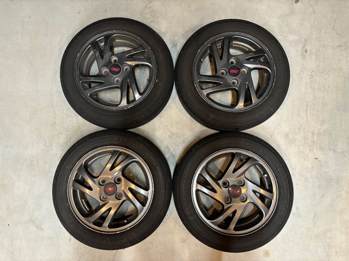 プレオ 14インチ 純正 PCD100 5J RS - メルカリ プレオRS SUBARU +45