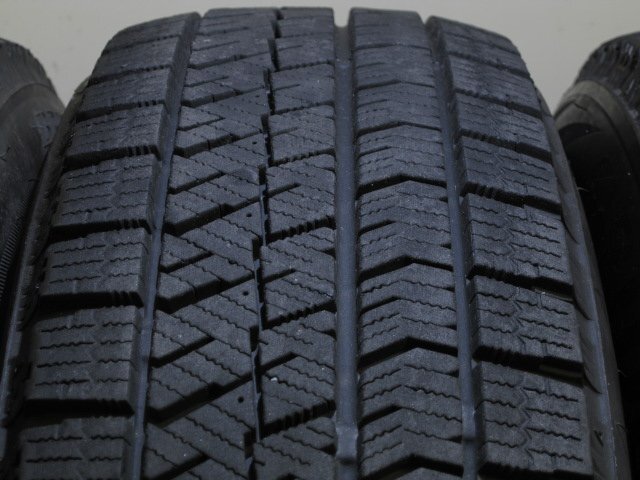 ■USED■weds JOKER14インチ(1455+45 4H PCD100)＆BS BLIZZAK VRX2 165/70R14 4本■アクア/パッソ/ヴィッツ/マーチ他■ JOKER WEDS 14インチ MAGIC Joker 0040118