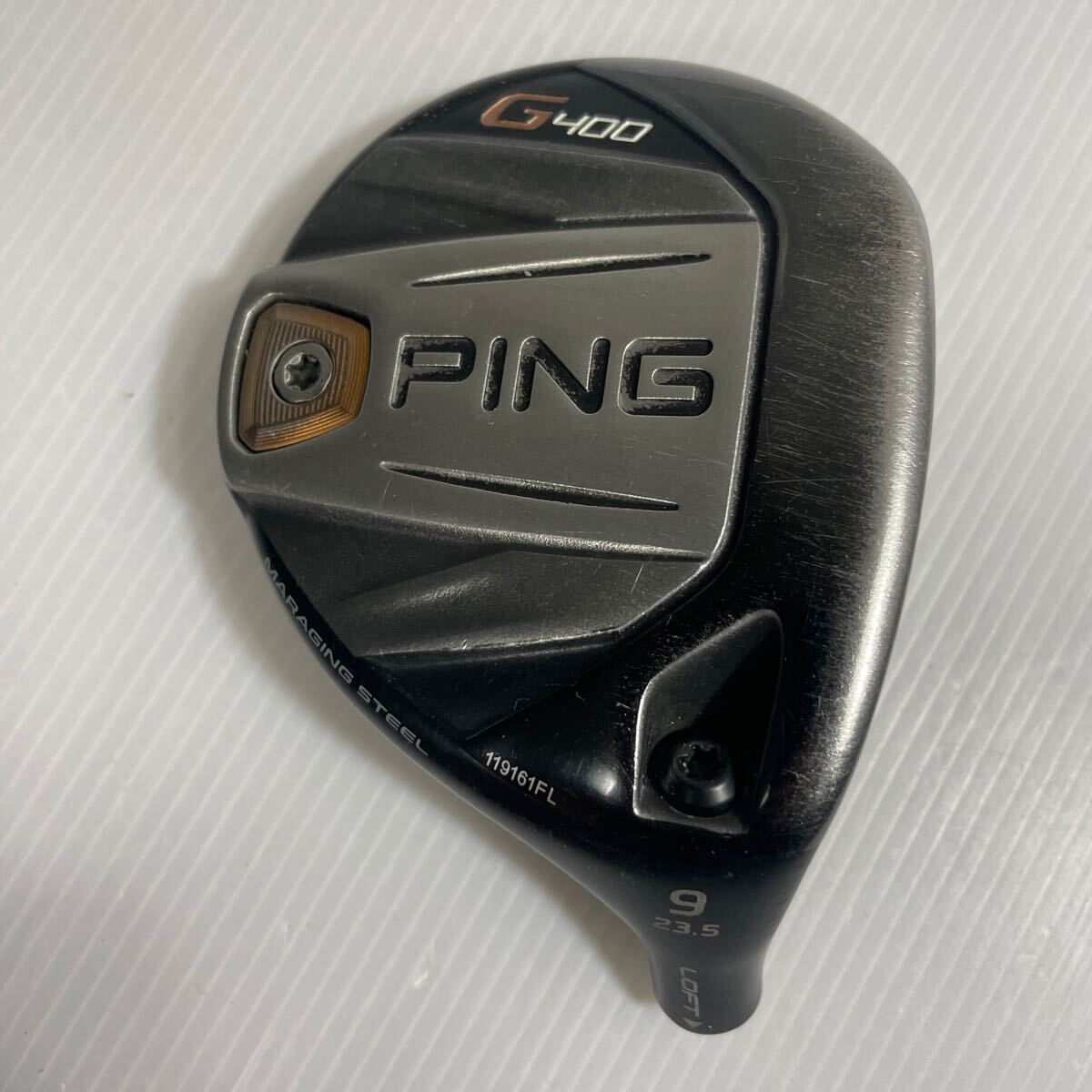 希少 PING G400 23.5° 9W FW用 フェアウェイウッドヘッドのみ ピン 番