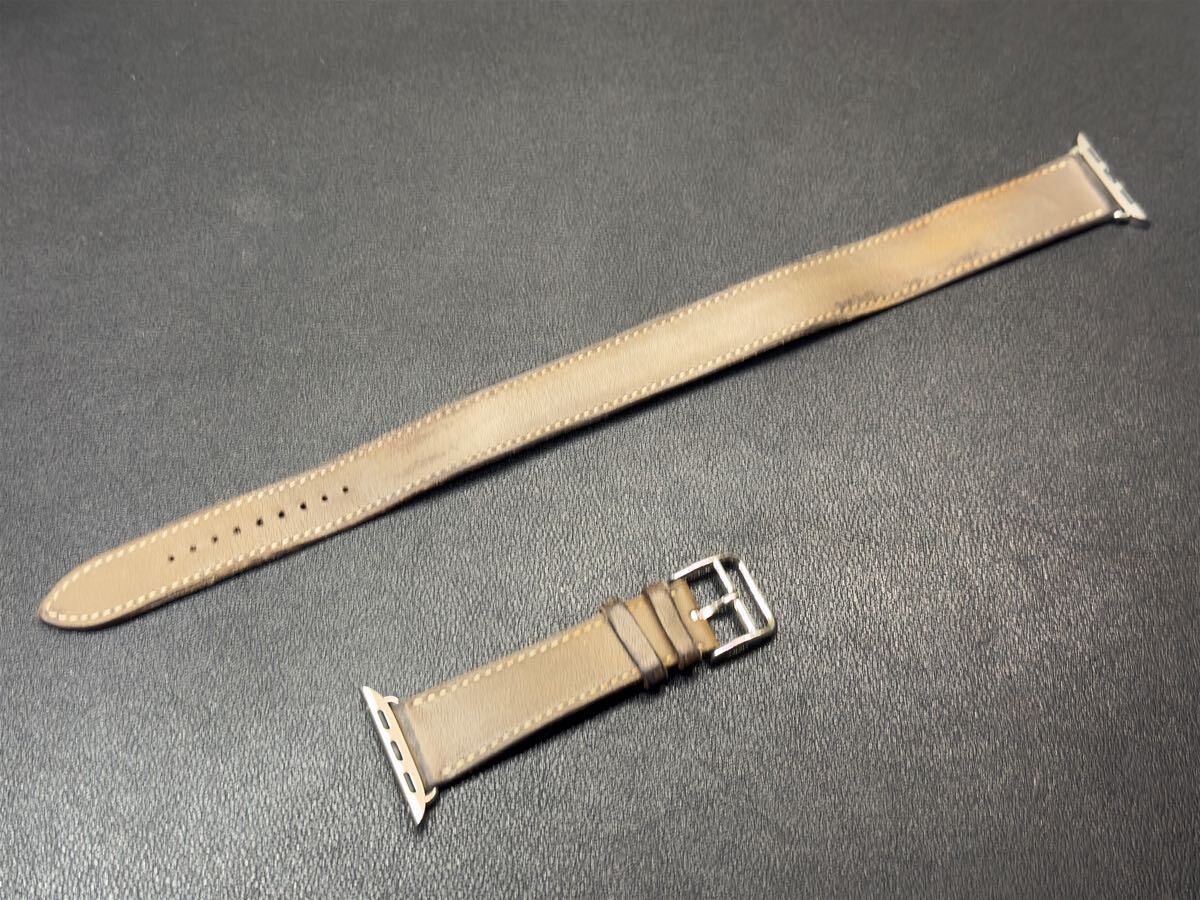  Apple Watch HERMES ヴォー スウィフト エトゥープ ドゥブルトゥール 42mm 41mm 40mm レザーバンド 185(アクセサリー)｜売買されたオークション情報、yahooの商品情報をアーカイブ公開 - オークファン アクセサリー