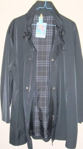 バーバリー BURBERRY GOLF ナイロンコート★裏チェックM