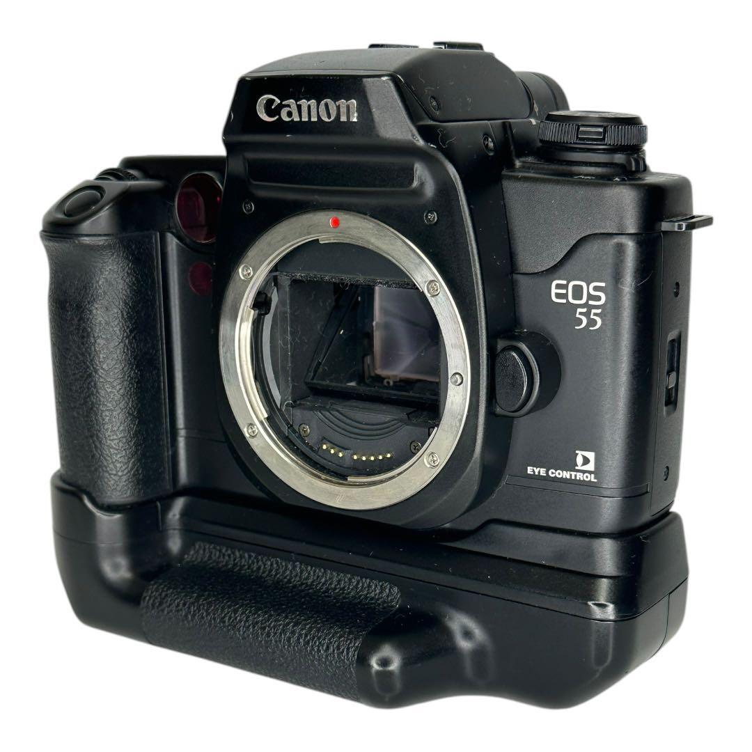 Canon EOS 55 本体 バッテリーグリップ付 Canon EOS 55 本体 バッテリーグリップ付 87☆良品☆Canon EOS 55
