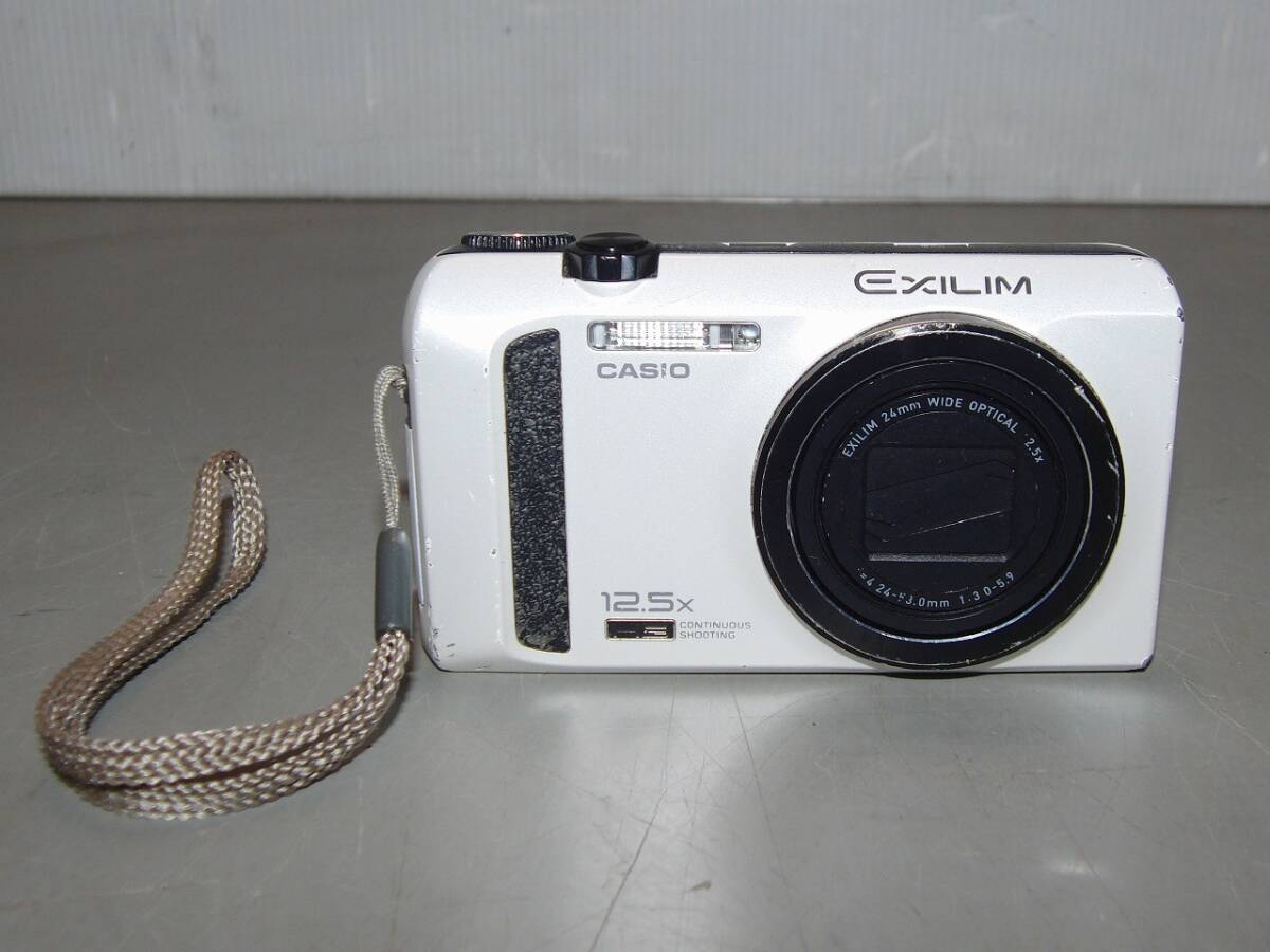 CASIO EXILIM EX-ZR1000ホワイトデジタルカメラ美品本体のみ 1000円