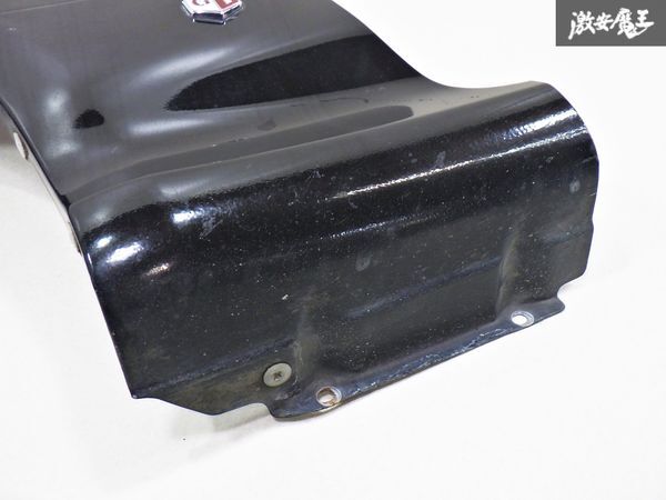 【爪折り加工無し】日産純正 ER34 スカイライン 25GTターボ 前期 2ドア クーペ フロントフェンダー 左 左側 助手席 ブラック 棚 スカイライン ER34 ターボ &frasl; 純正５速 4ドア