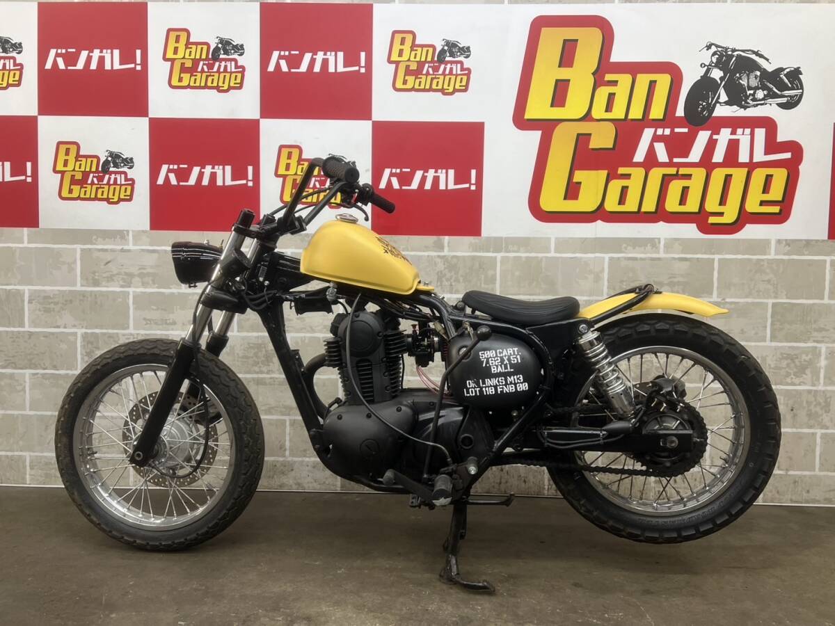 KAWASAKI　カワサキ　ESTRELLA　エストレヤ　BJ250A　書類有り　場内走行確認済み　始動動画有り　売り切り　未整備　現状車　バンガレ_1