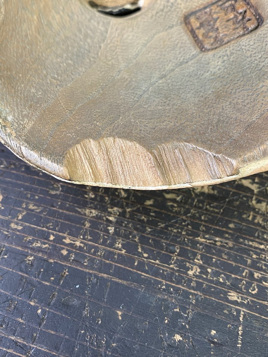 F1116 高倉左近 「小笑」 木彫面 神楽面 舞楽面 能面 道化面 もどき面 狂言面 ひょっとこ 高倉左近 神楽面 能面 高倉左近作 作⁄木彫面⁄神楽面⁄舞楽面⁄能面⁄鬼面⁄道化面⁄もどき面⁄狂言面⁄ひょっとこ⁄焼印銘⁄在銘⁄作家物⁄木製⁄木造⁄骨董⁄美術品⁄6 作⁄「ブタ⁄サジマ⁄肝つぶし