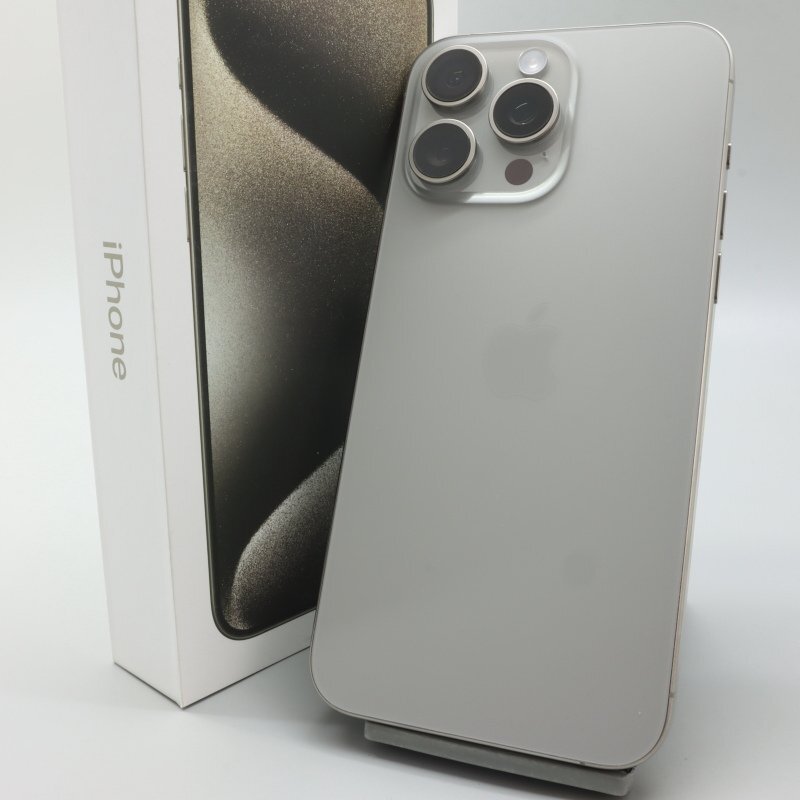 Apple iPhone15 Pro Max 256GB ナチュラルチタニウム A3105 3M742J/A