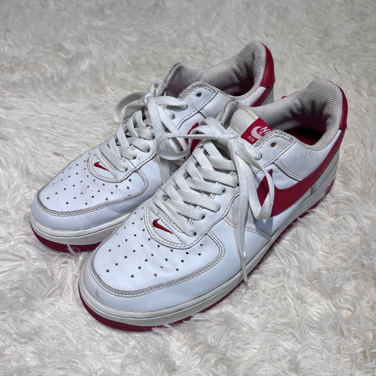 【2004年製】ナイキ エアフォースワン/NIKE AIR FORCE 1 ビンテージ　コレクション　 スニーカー　 白靴　28cm 年代物　掘り出し物