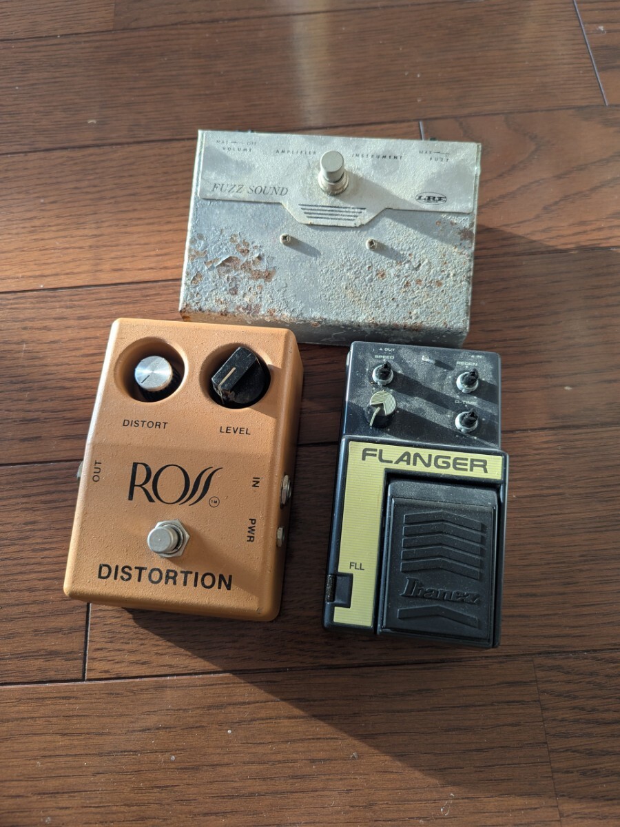エフェクター　ファズ、ディストーション、フランジャー_1