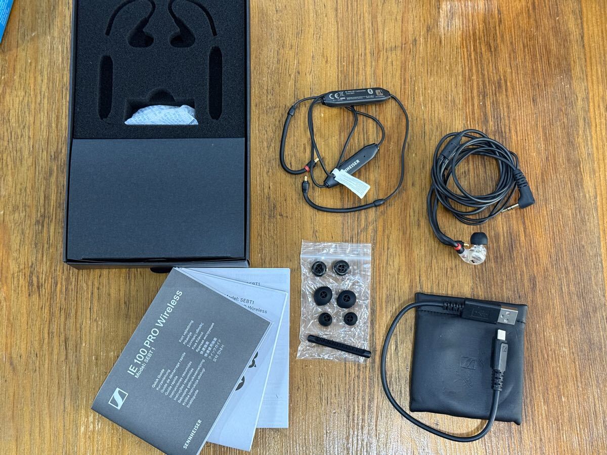 [ジャンク] SENNHEISER ゼンハイザー IE100PRO Wireless Black ワイヤレスイヤホン PRO IE 0 インイヤー BLACK メルカリ