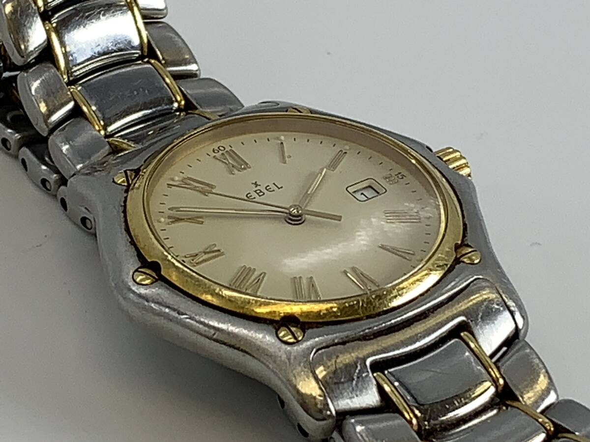 ☆EBEL エベル 1911 メンズ腕時計 18K GOLD BEZEL コンビカラー 3針 