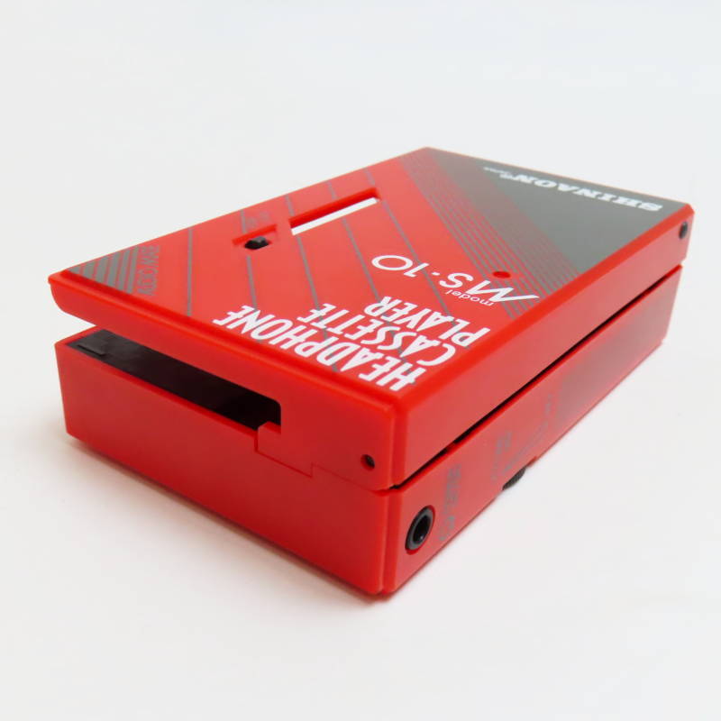 【たな】 S12-s030 SHINAON MS-10 箱付き ポータブルカセットプレーヤー 通電