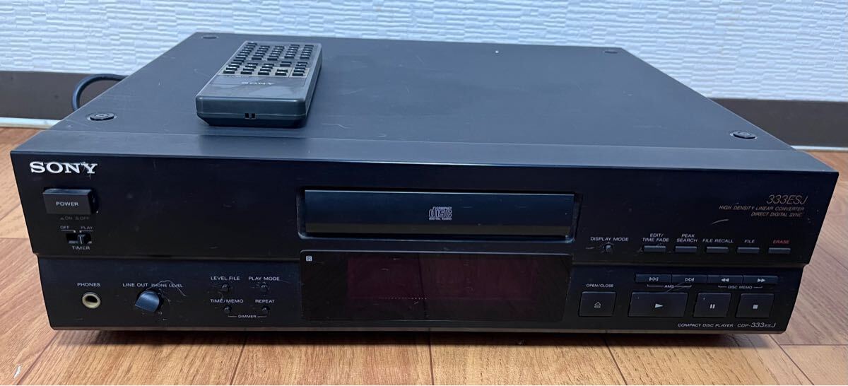 ジャンク品】 SONY ソニー CDP-333ESJ CDプレーヤー オーディオ機器