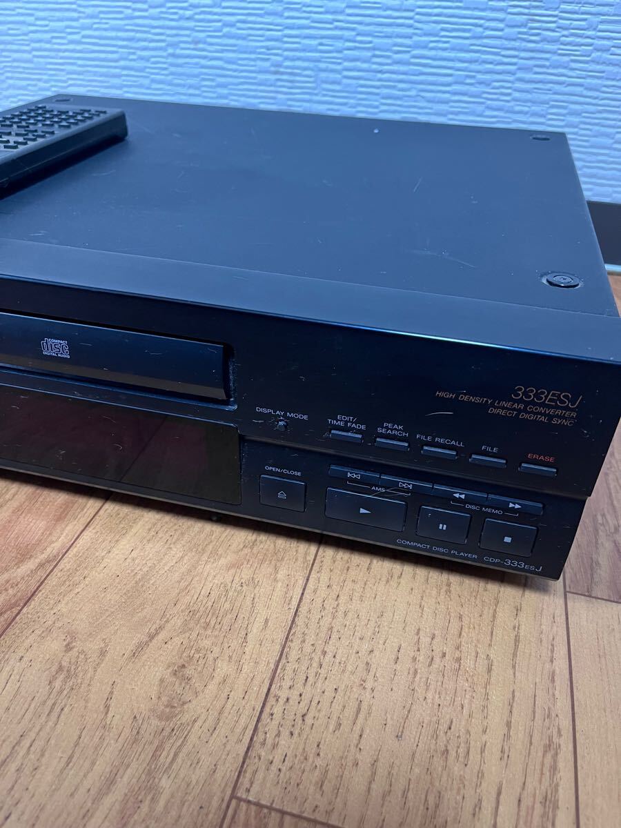ジャンク品】 SONY ソニー CDP-333ESJ CDプレーヤー オーディオ機器
