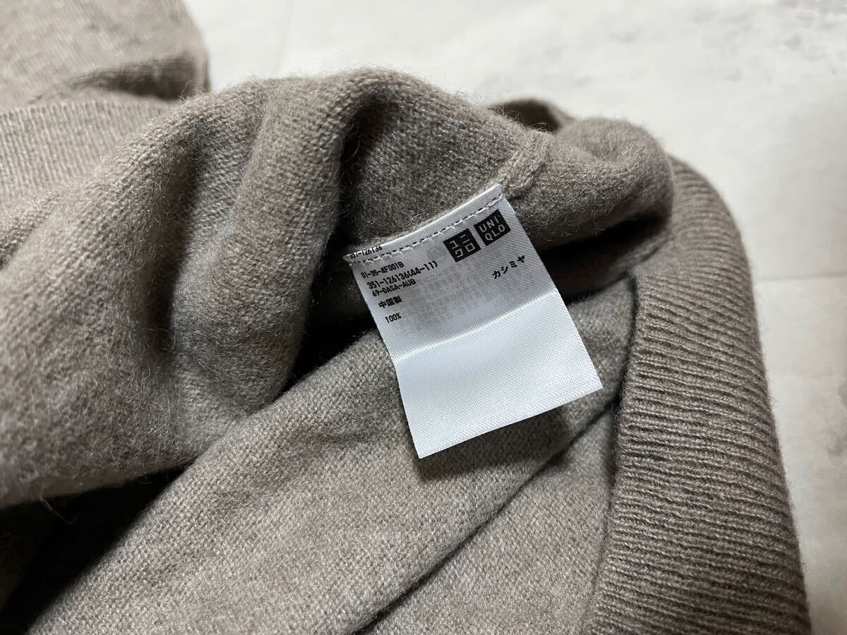 UNIQLO ユニクロ 351-126136 カシミヤVネックセーター（長袖） ニット 
