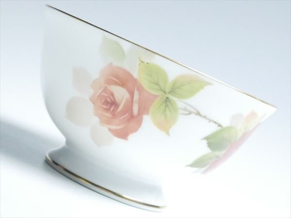 k308 大倉陶園 ハンドペイント クラシックローズ 薔薇絵 カップ