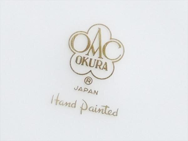 k308 大倉陶園 ハンドペイント クラシックローズ 薔薇絵 カップ