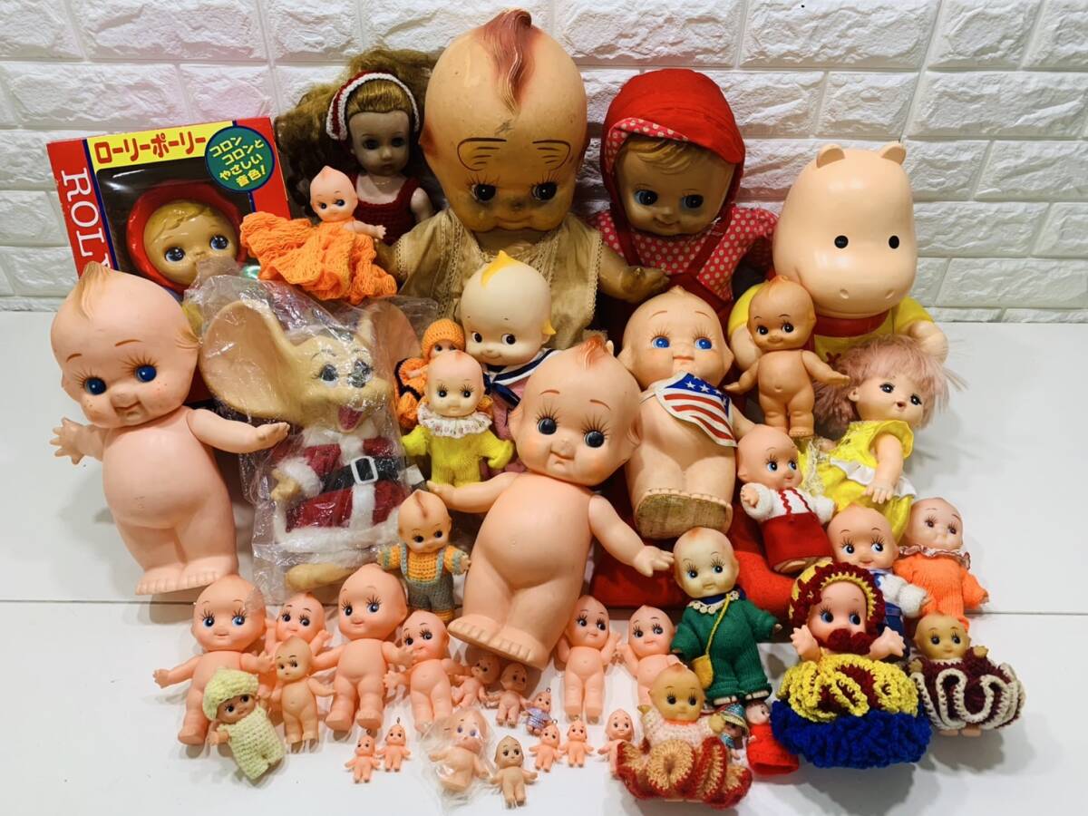 c533☆1円～昭和レトロ 当時物 ヴィンテージ キューピー 人形 ソフビ