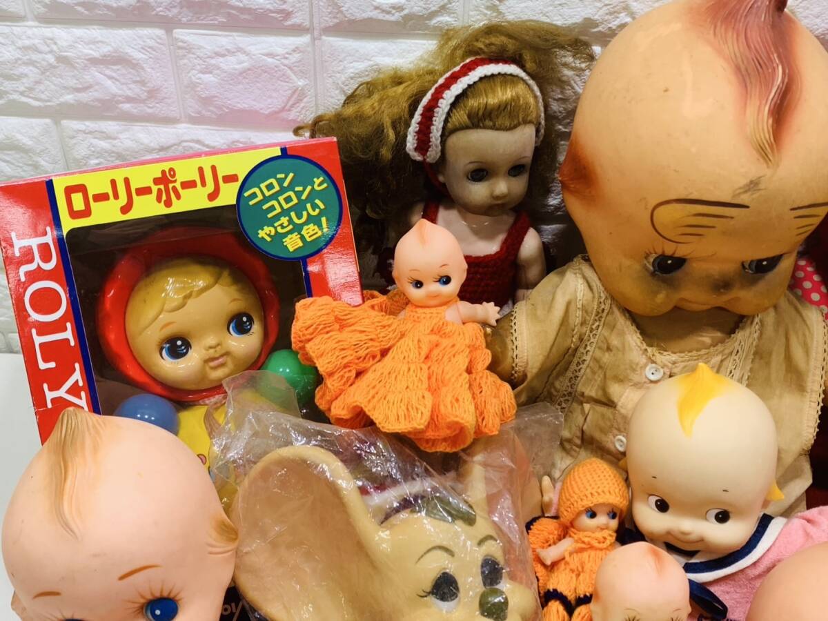 c533☆1円～昭和レトロ 当時物 ヴィンテージ キューピー 人形 ソフビ