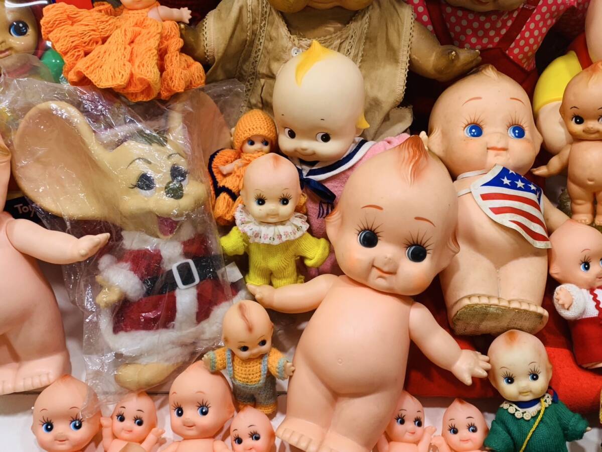 c533☆1円～昭和レトロ 当時物 ヴィンテージ キューピー 人形 ソフビ