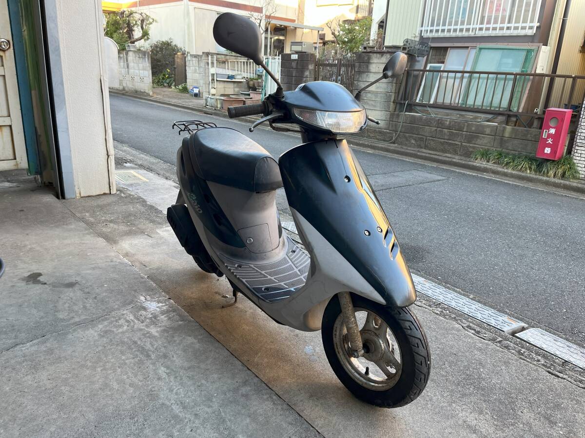 ホンダ スーパーディオ DIO AF27 低走行 書類あり 鍵無し ツースト 