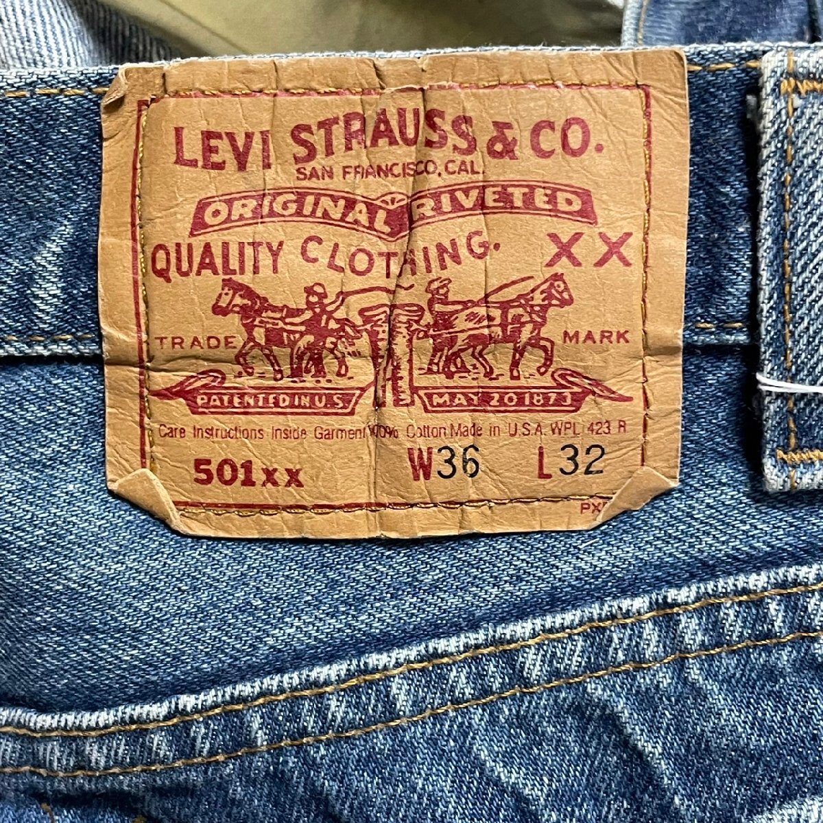 USA製 90年代 Levi's 501xx ビンテージ デニム 36×32 刻印546 MADE IN