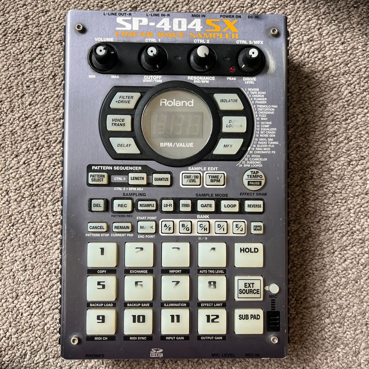 Roland SP-404SX Sampler | SP-404 Linear Wave - Portable with FX 