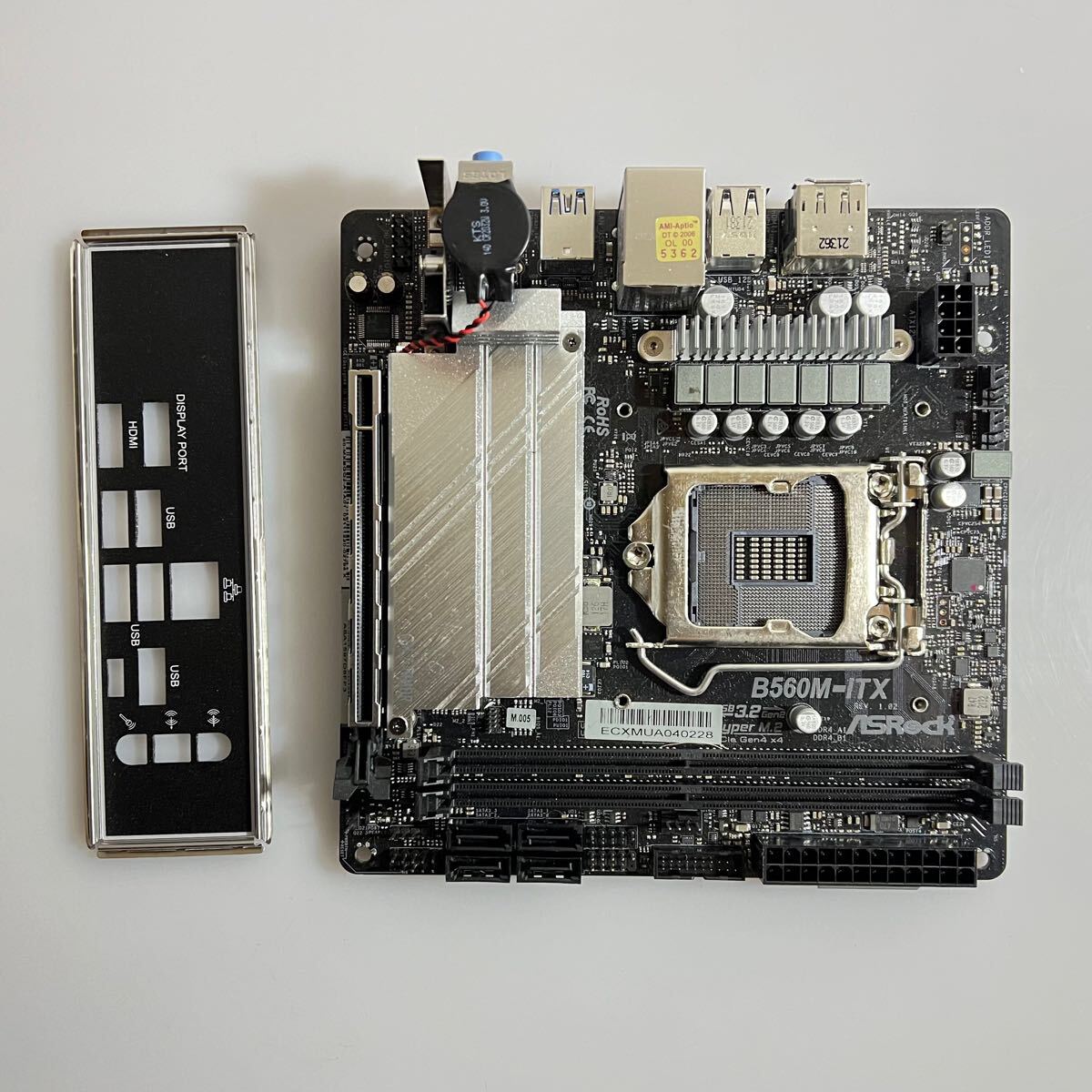 ASRock B560M-ITX⁄ac マザーボード s13280ASRock B560チップセット