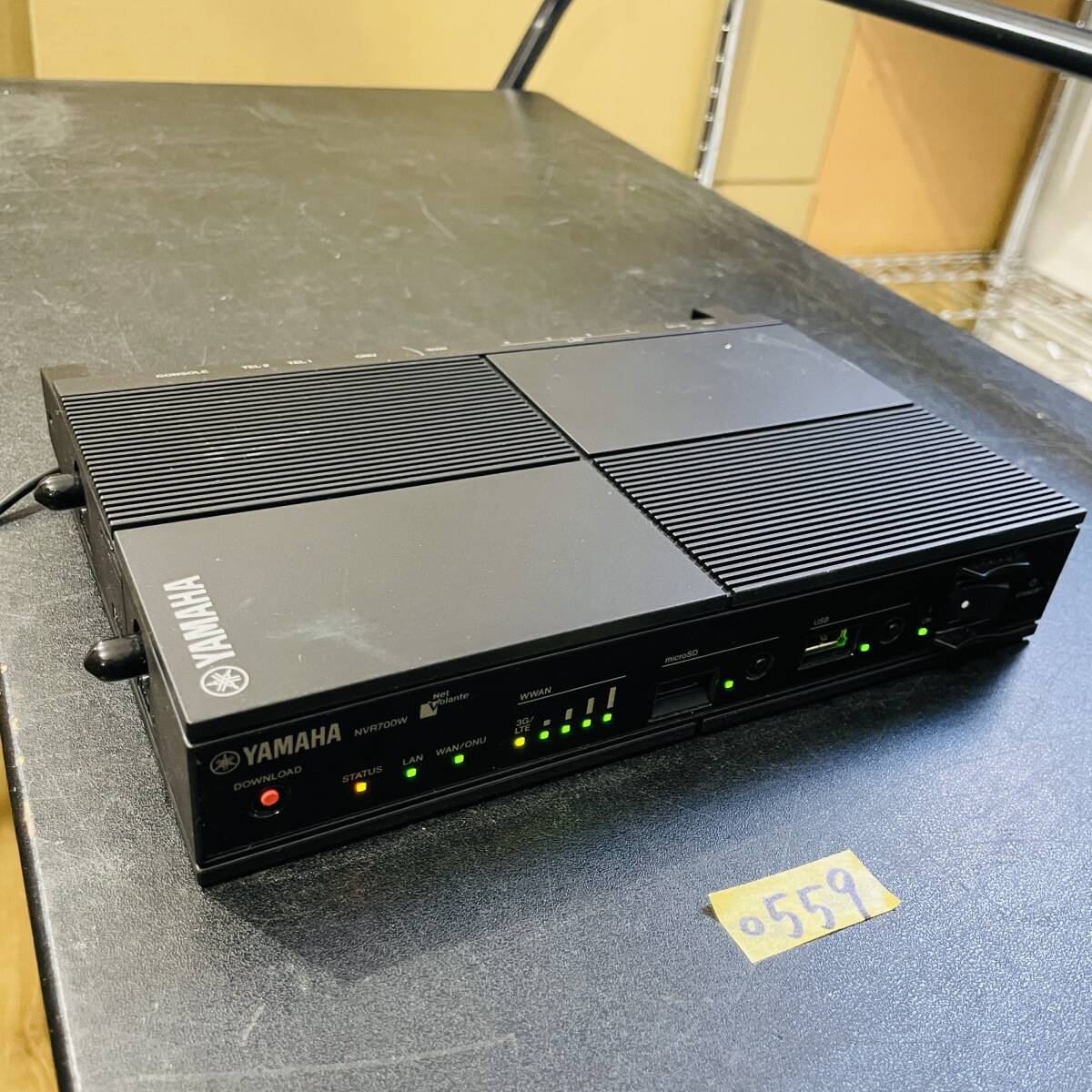 ヤ)〇559通電OKYAMAHA NVR700W LTEアクセスVoIPルーター 内蔵