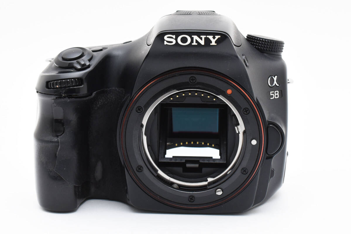 α58 SONY | 綺麗品 高倍率ズームレンズ ミラーレス 動作確認済 ソニー アルファ α 58 Sony Alpha58 デジカメ　黒　 充電器、バッテリー 2335523
