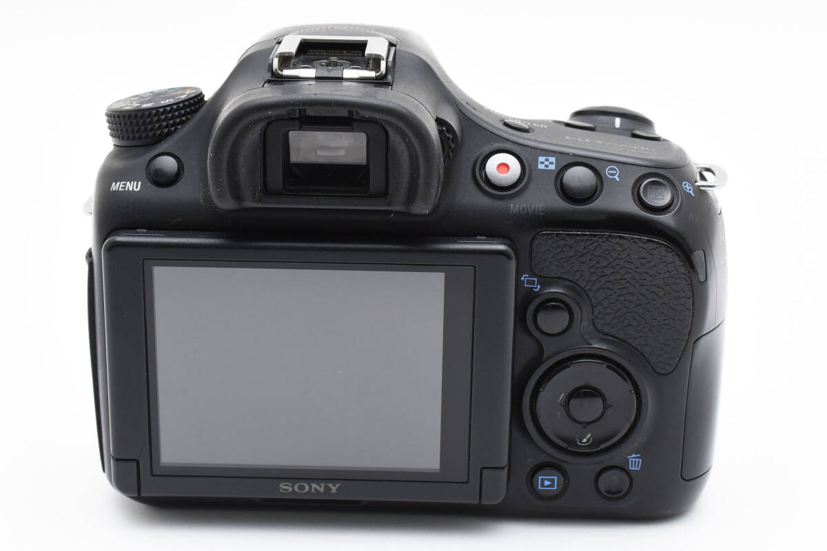α58 SONY | 綺麗品 高倍率ズームレンズ ミラーレス 動作確認済 ソニー アルファ α 58 Sony Alpha58 デジカメ　黒　 充電器、バッテリー 2335523