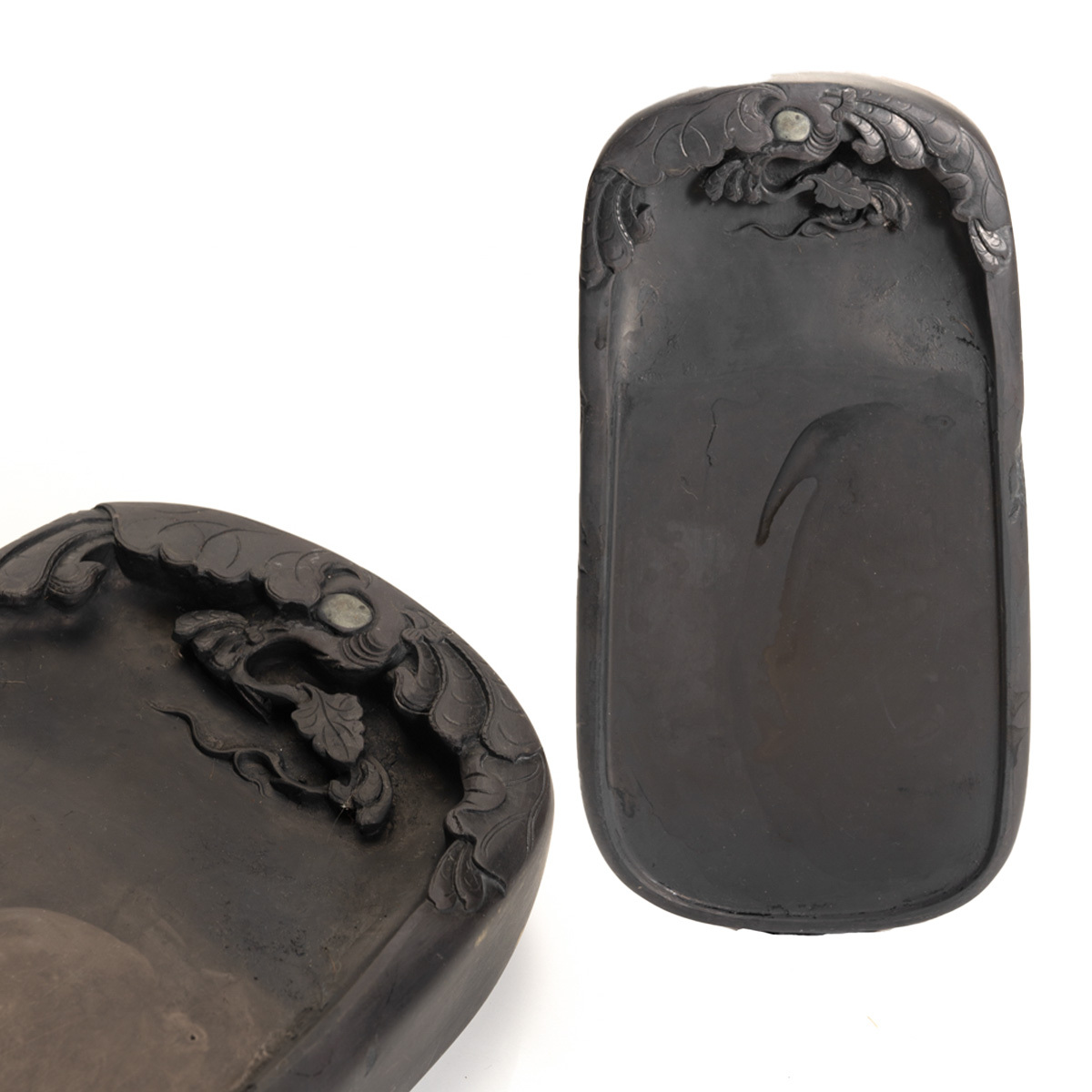 硯 古硯 古端渓 端渓硯 石眼 17.4-11.3-2.4cm 古美術 唐硯 老坑 端硯