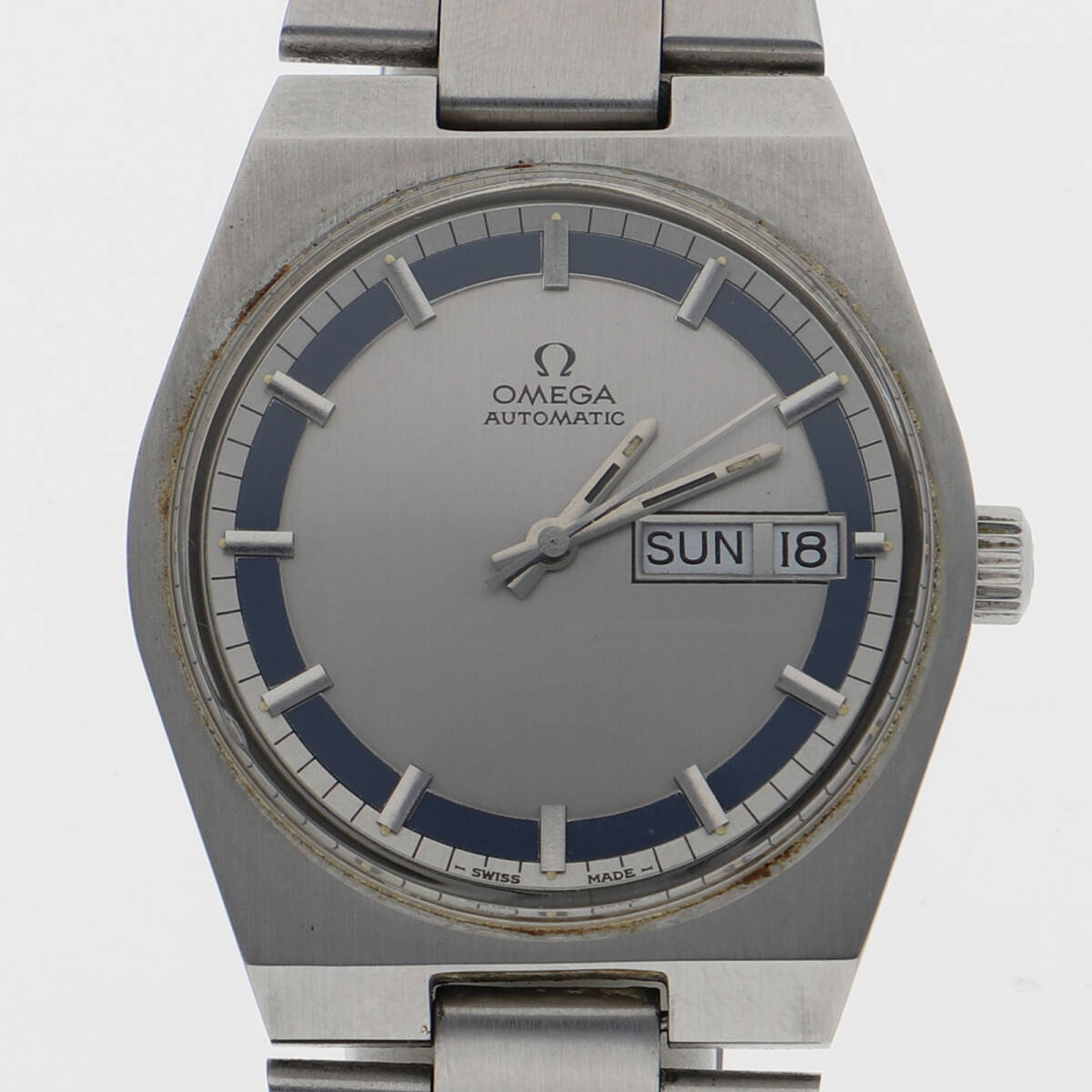 OMEGA オメガ シルバー シルバーダイヤル SS 自動巻き メンズ 【126138】_1