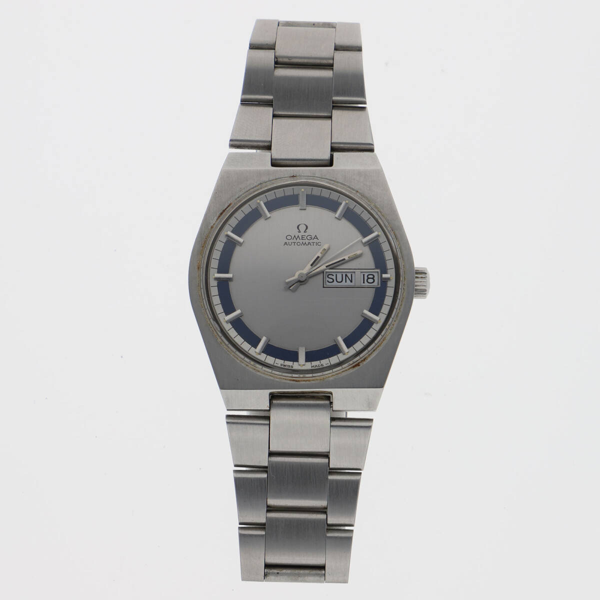 OMEGA オメガ シルバー シルバーダイヤル SS 自動巻き メンズ 【126138】_6