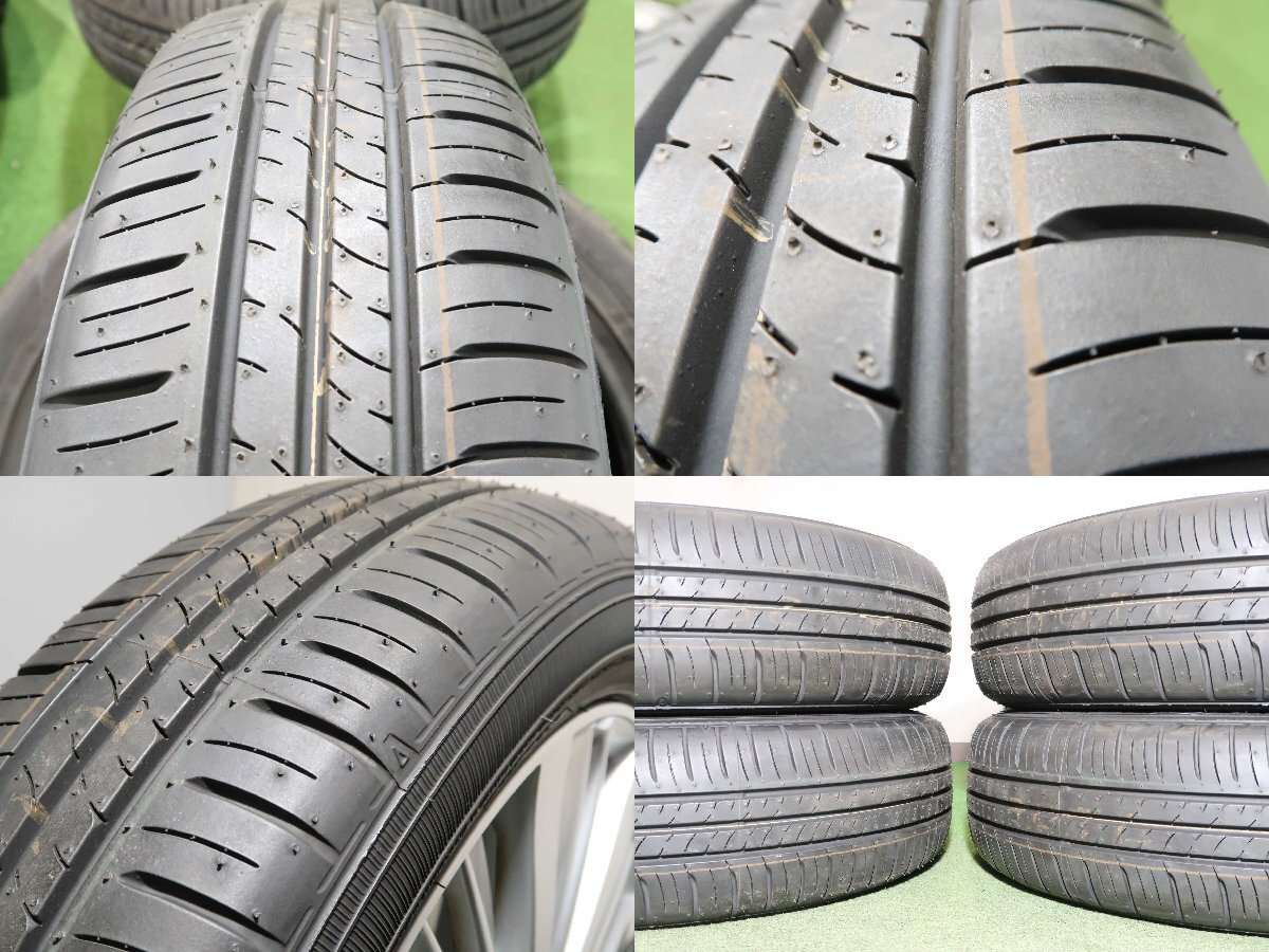 4本 ダイハツ 純正 15インチ 4.5J +45 4H PCD100 ラジアル バリ溝 ダンロップ エナセーブ EC300+ 2023年 165/60R15 キャスト アクティバ ダイハツ 15インチ 4.5J BBS ダイハツ純正OP +