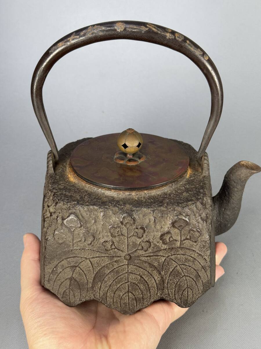 セト　龍文堂、鉄器、レア物、骨董品、茶器、鉄瓶 鉄瓶 龍文堂 煎茶道具 骨董 アンティーク 希少 鉄瓶 龍文堂造 骨董品