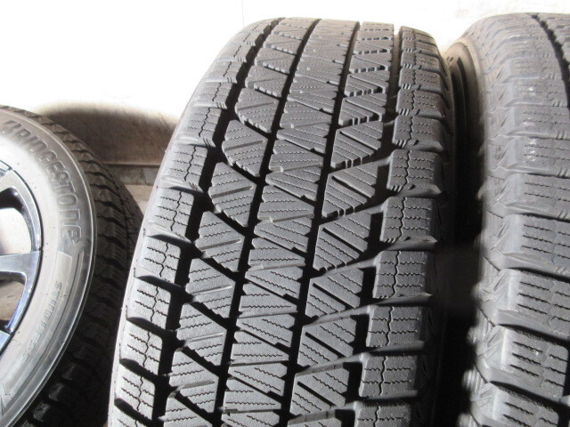 冬用set!! B-Win (BP) (17x7+38 5H/114,3) バリ溝(ブリヂストン DM-V3) 225/60R17 アルファード ヴェルファイア エクストレイル デリカD5 _7
