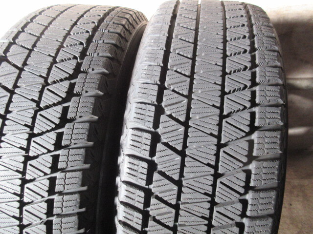 冬用set!! B-Win (BP) (17x7+38 5H/114,3) バリ溝(ブリヂストン DM-V3) 225/60R17 アルファード ヴェルファイア エクストレイル デリカD5 _8